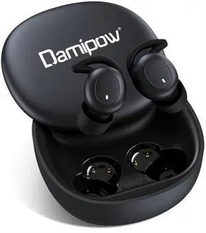 Damipow L29 Wireless Sleep Earbuds, Bluetooth 5.3 Invisible Sleep Headphones Noise Cancelling, Sleeping Earbuds for Side Sleepers, Ultra Soft & Lightweight Sleep Earphones for Snoring Work Workout