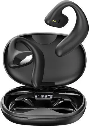 DACOM Q10 Neckband Headphones in-Ear Earbuds,3.5g Lightweight Comfort,IPX7 Waterproof,12H Playtime-Black