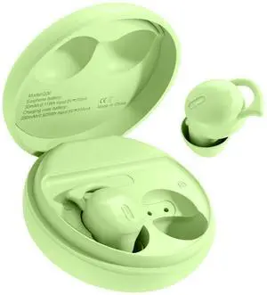 Sleep Headphones,Invisible Sleep Earbuds for Side Sleepers,Small Comfortable Fit Noise Blocking Sleep Ear Buds,Bluetooth 5.3 Wireless Earbuds, in-Ear Mini Earphones for Sleeping - Green