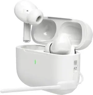 Wireless Earbuds Bluetooth 5.0 Headphones with Charging Case, IPX8 Waterproof, High-Fidelity Sound Ear Buds Built-in Mic Touch Control Wireless Headphones for iPhone Android