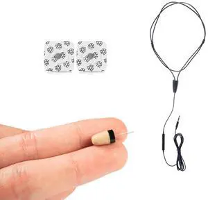 COOMAX Mini Hidden Spy Earphone Wireless Earpiece Headset Microphone Detection