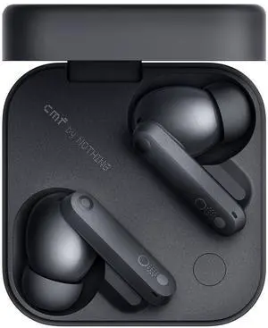 CMF Buds Pro 2 Wireless Earbuds, Hi-Res Audio with LDAC, 50 dB Hybrid Noise Cancelling Earbuds, Ultra Bass Technology, Bluetooth 5.3, 43H Play Time with Charging Case, 6 HD Mics Headphones, Dark Grey