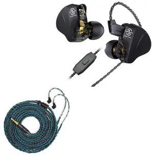 ccz BC04 PRO Mic Wired Earbuds & ST16 Plus Silver-Plated Detachable IEM Cable ccz BC04 PRO Mic Wired Earbuds & ST16 Plus Silver-Plated Detachable IEM Cable