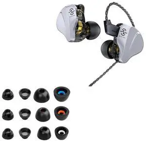 ccz BC04 PRO Wired Earbuds & Memory Foam Earbud Tips