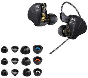 ccz BC04 PRO Wired Earbuds & Memory Foam Earbud Tips
