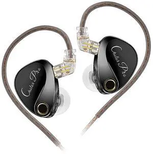 KZ Castor Pro Tunable in Ear Monitor, HiFi Improved Bass in Ear Headphone, Dual-Dynamic Driver Gaming Earbuds, IEM Earphones with 2PIN-C Detachable Cable