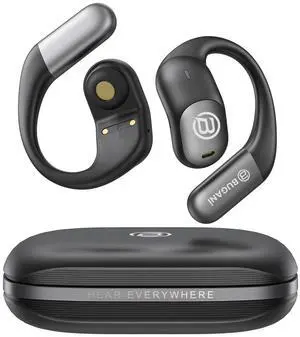 BUGANI AI Language Translation Earbuds Real Time, 3-in-1 AI Translator Earbuds,5.4 Bluetooth Headphones,40 Languages Translation with Al Semantic Tech