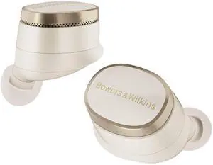 Bowers & Wilkins Pi8 Wireless Earbuds (Dove White), in-Ear Bluetooth Earphones with Qualcomm Chipset & aptX Lossless, Active Noise Cancelling Earbuds, 3 Built-in Mics, 15-Min Quick Charging