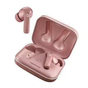 Back Bay Audio Slim 20 - Wireless Bluetooth Earbuds with Charging Case, Touch Controls, 1-Year Warranty (Rosey)