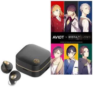 AVIOT TE-Q3-BSF BUSTAFELLOWS Collaboration Wireless Earbuds Officially Licensed (Exclusive Edition), Special Japanese Voice, Noise Cancelling Wireless Earbuds, Bluetooth 5.3