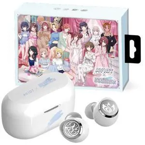 AVIOT The Idolm@Ster Shiny Colors TE-D01v-IST, Officially Licensed (Exclusive Edition) Special Package, Design, Japanese Special Voice, Noise Canceling Earbuds (Twilight Model)