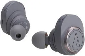 Audio-Technica ATH-CKR7TW True Wireless In-Ear Headphones, Gray
