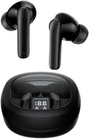 Wireless Earbuds for iPhone 16 15 Pro Max Plus Bluetooth 5.3 Headphones for Samsung S25 S24 S23 S22 S21 S20 A55 Noise Canceling Ear Buds Wireless in-Ear Earphones,HiFi Stereo,HD Microphone,Carry Case