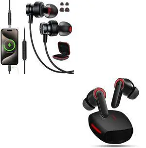 2-Pack Headphones for iPhone 15 Series, Samsung Galaxy S24 S23 S22 S21 Ultra Fe Plus, Google Pixel 8 7 6 Pro, Oneplus 12