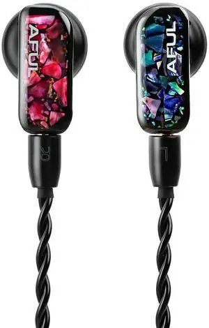 HiFiGo AFUL PolarNight HiFi Earbuds, 4BA+1DD 5 Driver in Ear Monitor, HiFi Wired Earbuds with Detachable Cable for Musician Audiophile (4.4mm)
