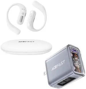 ACEFAST AceFit Air Open Ear Earbuds with PD65W 3-Port Fast Charger Set