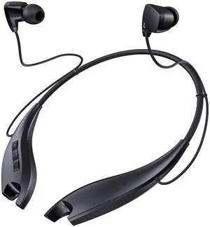YOSDOM Neckband Bluetooth Headphones, Around The Neck Headphones 24H+ Playtime, Bluetooth Headsets with Call Vibration, Shark Jaw Design Wireless Earbuds+Noise Isolation/Built-in Mic/IPX7 Waterproof