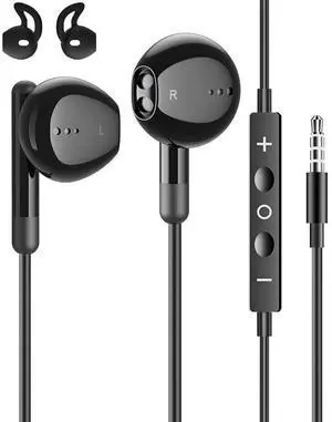 UMEIZXIN Wired Earbuds with Microphone, Wired Earphones in Ear Headphones HiFi Stereo, Powerful Bass and Crystal Clear Audio, Compatible with iPhone, iPad, Android, Computer Most with 3.5mm Jack