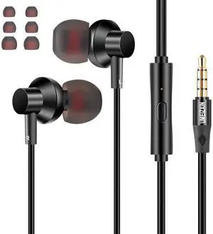 UMEIZXIN Wired Earbuds Headphones with Microphone, in-Ear Headphones for School, Kids, Adult, High Bass Stereo Wired Earphones for iPhone, iPad, Android, MP3, Samsung Most 3.5mm Audio Devices