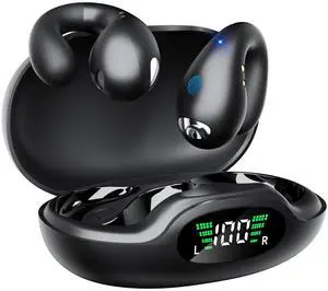 Wireless Earbuds Open Ear Headphones Plus Ai Translation Earbuds Real Time Function, 144 Language Translator Clip On Bluetooth 5.3 Wireless Earbuds Headphones for Travel Business Learning and Running