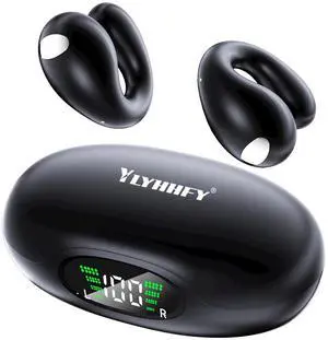 YLYHHFY AI Translation Earbuds Real Time, 144 Language Translator Clip On Bluetooth 5.3 Wireless Earbuds Headphones Ordinary Earphones with AI Translation Function for Travel Business and Learning