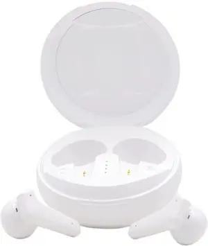WAVV Elite ANC Wireless Pro Pods with 8 Hours Play Time, Hybrid Active Noise Cancelling, 33dB in-Ear Earphones with Crystal Clear Sound, Bluetooth 5.2, Wireless Charging Compatible (White)