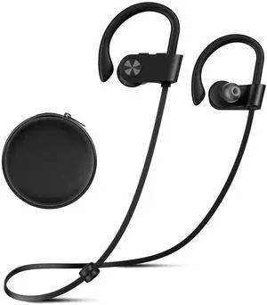 VRIFOZ Bluetooth Headphones, Bluetooth 5.3 IPX7 Waterproof Wireless Sports Earbuds for Workout Gym, 16 Hrs Playtime Running Headphones with Noise Cancelling Mic, HiFi Bass Stereo in-Ear Earphones