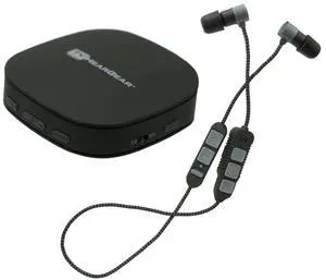 TV HearGear - Bluetooth Wireless TV Streamer with High-Definition Earphones - Stream TV, Music & Calls - 30-Foot Range, 8+ Hour Battery Life, Rechargeable