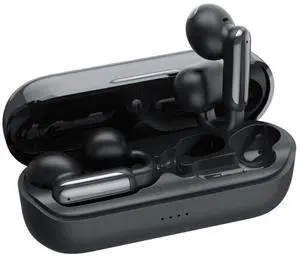 Tulbeys Clip On Earbuds, Open Ear Clip Wireless Earphones Bluetooth 5.4, Gym Earbuds, Clear Voice Call Lightweight & Comfortable, Stable Fit, 35 Hours Playtime for Indoor and Outdoor Sports - Black