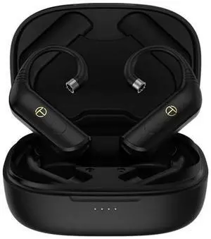 TRN BT30 PRO Bluetooth 5.2 Ear Hooks Module with Charging Case | 180h Ultra Long Standby | Replaceable Connector (Excluding Headphones  2Pin-s/Black)