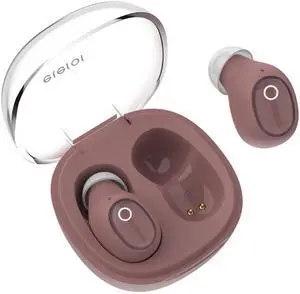 eleror Mini Wireless Earbuds for Small Ear Canals, Bluetooth Ear Buds for Women with 2 Mic for AI Clear Calls, Small Earphones with Immersive Premium Sound Support Single Mode