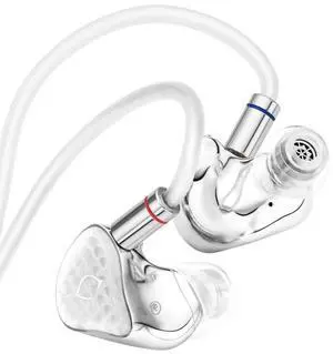 EarAcoustic SPA-PRO High-Fidelity Wired Headphones with No Mic - Professional Studio-Grade Sound, Ultra-Wide Frequency 5-40kHz & Detachable Litz Audio Cable (3.5mm Jack Silver)