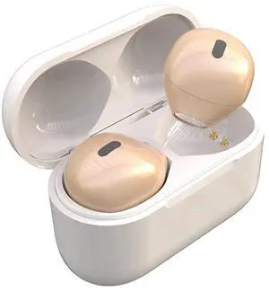 SZHTFX Invisible Earbuds Small Mini Hidden Earbuds for Work, Sleep, Music (Nude)
