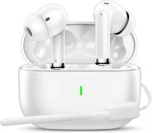 Wireless Earbuds Pro 2 Bluetooth 5.3 Headphones in Ear Buds Built in Noise Cancelling Mic with Charging Case,40Hrs Playtime IPX7 Waterproof,Bluetooth Earphones Stereo Sound for Android,Smartphone