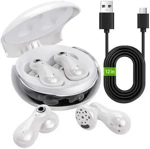 Real-time Translation Earbuds 144 Languages Translation Devices 99% Accuracy 4-Microphone Translator Earbuds Offline Online Bussiness Travel Study iOS Android (Pearl White, with Offline Pack)