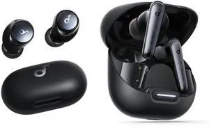 Soundcore by Anker Space A40 Adaptive Active Noise Cancelling Wireless Earbuds, Reduce Noise by Up to 98%, and Liberty 4 NC Wireless Earbuds, 98.5% Noise Reduction
