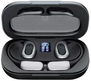 Hylikes OWS Wireless Bluetooth AI Translation EarphonesAl Language Translator EarbudsReal-Time Translation Earbuds Include 134 LanguagesTranslation Device for Travel Business LearningBlack