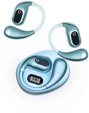 Over The Ear Open Ear Earbuds Outside Outer Open Ear Headphones Wireless Air Bone Conduction Earbuds Outer Outside Ear Bone Conduction Headphones Out of Ear Over The Ear Buds