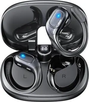 Wireless Earbuds for AI Language Translation Real-Time, Bluetooth Headphones 3-in-1 Translator Ear Buds with 144 Languages & Accents, in Ear Bluetooth 5.4 Earbud for Travel Learning - Black