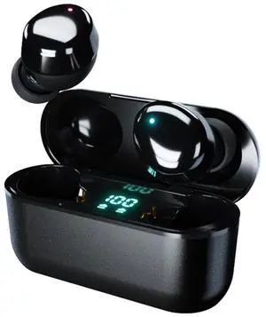 Xmenha Wireless Tiny Invisible Earbuds Headphones Ear Buds Discreet Small Earbuds for Work Bluetooth Smallest Micro Wireless Hidden Ear Buds for Small Ears Mini Invisible Earbud Earphones Headphones
