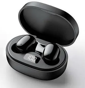 DX-05 True Wireless Earbuds Comfortable in Ear Headphones 5.3 Bluetooth, Light-Weight, Built-in Microphone, IPX5 Waterproof, Immersive Premium Sound (Black)