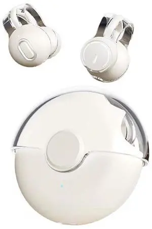 Clip On Headphones Open Earbuds Clip On Earbuds Open Ear Earbuds Wireless Bluetooth 5.3 Sport Earbuds Built-In Mic 56H Playtime Charging Case Ipx5 Waterproof Ear Buds Wireless for Exercise wait