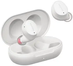 Phiaton Bonobuds Lite True Wireless Earbuds with Clear Voice by Intelligo and Ambient Mode | Bluetooth Earphones with 11 Hour Playtime, Floral White