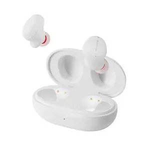 Phiaton Bonobuds Plus Digital Hybrid Active Noise Cancelling True Wireless Earbuds with Qualcomm Snapdragon Sound (Floral White)