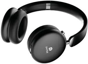 perfell M2 Black Wireless Over The Ear Headphones with Deep bass, Head Mounted Bluetooth Earphones Foldable and Noise Cancelling Stereo Sports Earphones, Suitable for Smartphones, Tablets