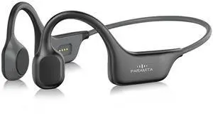 PARAMITA DG08 Bone Conduction Headphones,Bluetooth 5.3,Wireless Earphones Waterproof Sports Headset with Mic,for Workouts Running Driving (Black)