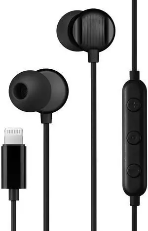 PALOVUE Lightning Headphones Earbuds Earphones with Microphone Controller MFi Certified Noise Isolation Compatible iPhone 14 13 12 11 Pro Max iPhone X XS Max XR