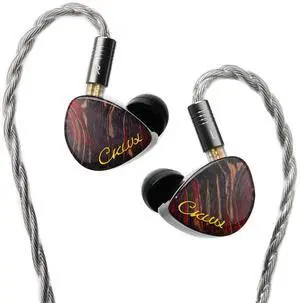 HiFiGo Myer-Audio CKLVX D62 Hybrid Drivers in-Ear Monitors, 2DD+6BA IEMs Earphones Designed for Hi-Fi Enthusiasts with Pure, Warm, and Detailed Sound (D62)