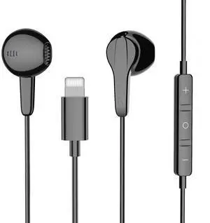 Earphones with Lightning Connector, MFi Certified Wired Earphones with Microphone and Volume Control, Compatible with iPhone 13/12/11 Pro Max/Xs Max/XR/X/7/8 Plus