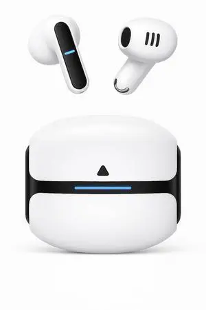 Wireless Earbuds Bluetooth Headphones Bass Stereo Ear Buds Wireless Gaming Ear Earphones Waterproof 36H Playtime for Laptop Pad Phones Sports Workout White